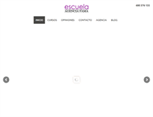 Tablet Screenshot of escuela-modelos-madrid.com